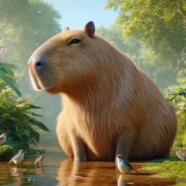 Cute Capybara Image