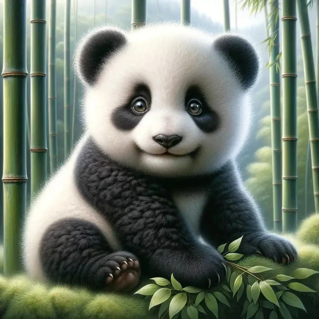 Cute Panda Image